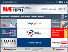 Tablet Screenshot of moneyexpress.lv